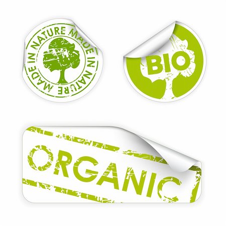 simsearch:400-07556059,k - Set of labels with stamps for organic, fresh, healthy, bio food Stockbilder - Microstock & Abonnement, Bildnummer: 400-04648703