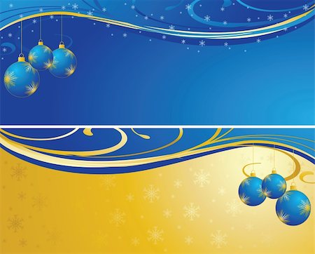 Christmas decoration background with space for text. All elements on separate layers. Stock Photo - Budget Royalty-Free & Subscription, Code: 400-04648880