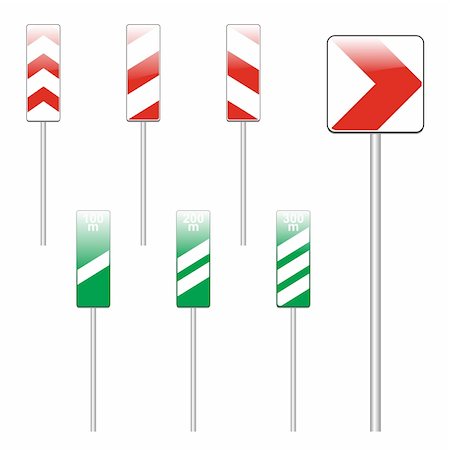 simsearch:400-04648983,k - three hundred fully editable vector european traffic signs with details ready to use Stock Photo - Budget Royalty-Free & Subscription, Code: 400-04648904
