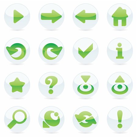 simsearch:400-05152922,k - fully editable glossy vector web icons with details ready to use Stock Photo - Budget Royalty-Free & Subscription, Code: 400-04649064