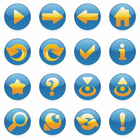 simsearch:400-04649079,k - fully editable glossy vector web icons with details ready to use Stockbilder - Microstock & Abonnement, Bildnummer: 400-04649063