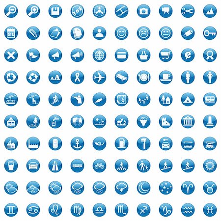 simsearch:400-04649079,k - fully editable glossy vector web icons with details ready to use Stockbilder - Microstock & Abonnement, Bildnummer: 400-04649076