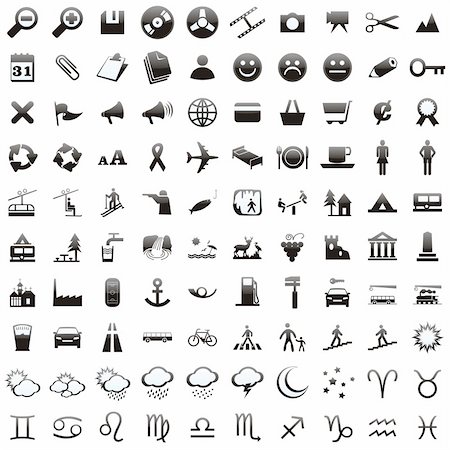 pilgrimartworks (artist) - fully editable glossy vector web icons with details ready to use Stock Photo - Budget Royalty-Free & Subscription, Code: 400-04649080