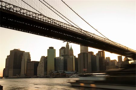 a panoramic view of the skyline of manhattan Foto de stock - Super Valor sin royalties y Suscripción, Código: 400-04649817