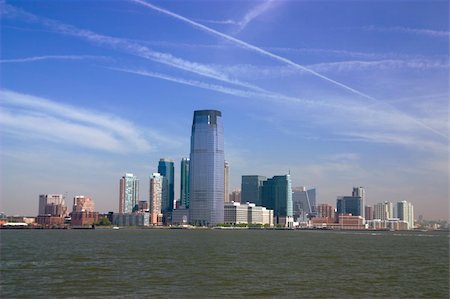 a panoramic view of manhattan new york Stock Photo - Budget Royalty-Free & Subscription, Code: 400-04649848