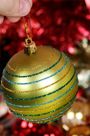 simsearch:400-04717437,k - Close-up picture of christmas decorations. Fotografie stock - Microstock e Abbonamento, Codice: 400-04640195