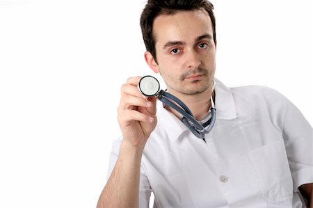simsearch:400-04699159,k - Closeup portrait of a doctor. Stock Photo - Budget Royalty-Free & Subscription, Code: 400-04640190