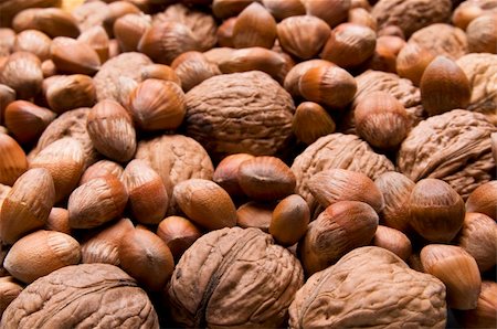 simsearch:400-04377067,k - background from walnuts and filberts Stock Photo - Budget Royalty-Free & Subscription, Code: 400-04640615
