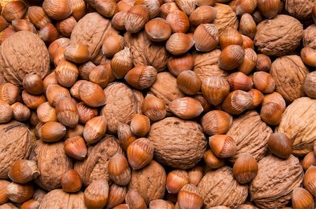 simsearch:400-04377067,k - background from walnuts and filberts Stock Photo - Budget Royalty-Free & Subscription, Code: 400-04640613
