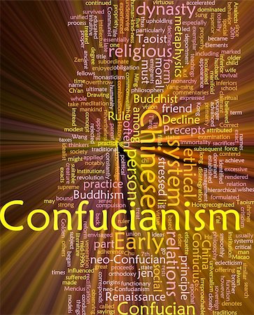 simsearch:400-04863043,k - Word cloud concept illustration of  Confucian Confucianism glowing light effect Stock Photo - Budget Royalty-Free & Subscription, Code: 400-04641003