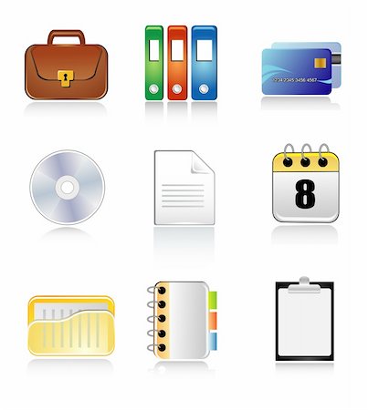 simsearch:400-08041191,k - document icons Stock Photo - Budget Royalty-Free & Subscription, Code: 400-04641215