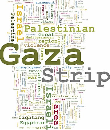 profugo (uomo e donna) - Word cloud concept illustration of Gaza strip Fotografie stock - Microstock e Abbonamento, Codice: 400-04641814