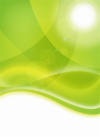 abstract green environmental/eco flyer for design Stock Photo - Budget Royalty-Free & Subscription, Code: 400-04641974