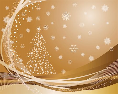 simsearch:400-04460641,k - Beautiful vector Christmas (New Year) background for design use Foto de stock - Super Valor sin royalties y Suscripción, Código: 400-04642273