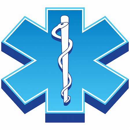 3D image of first aid icon / symbol. Stockbilder - Microstock & Abonnement, Bildnummer: 400-04642562