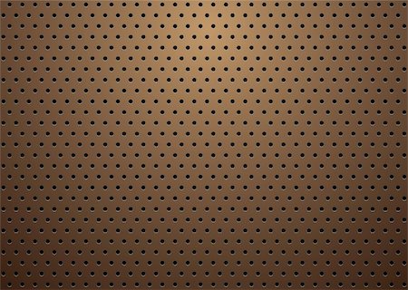 abstract bronze metal background with repeat hole design Stock Photo - Budget Royalty-Free & Subscription, Code: 400-04642601