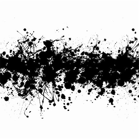 simsearch:400-04387465,k - abstract ink splat banner with white background and copyspace Photographie de stock - Aubaine LD & Abonnement, Code: 400-04642617