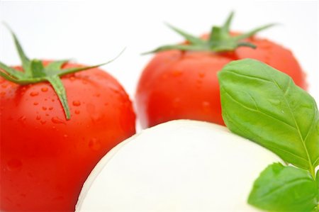 simsearch:400-05337090,k - Tomato mozzarella Foto de stock - Royalty-Free Super Valor e Assinatura, Número: 400-04643506
