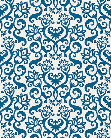 packing fabric - Seamless background from a floral ornament, Fashionable modern wallpaper or textile Stock Photo - Budget Royalty-Free & Subscription, Code: 400-04654127