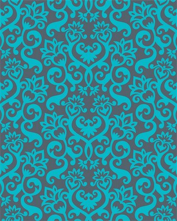 simsearch:400-08336277,k - Seamless background from a floral ornament, Fashionable modern wallpaper or textile Stock Photo - Budget Royalty-Free & Subscription, Code: 400-04654128