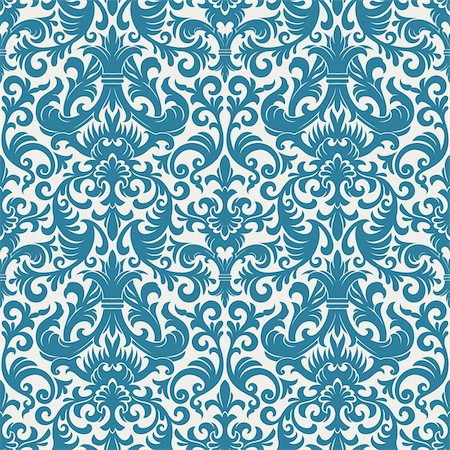 simsearch:400-08336277,k - Seamless background from a floral ornament, Fashionable modern wallpaper or textile Stock Photo - Budget Royalty-Free & Subscription, Code: 400-04654122