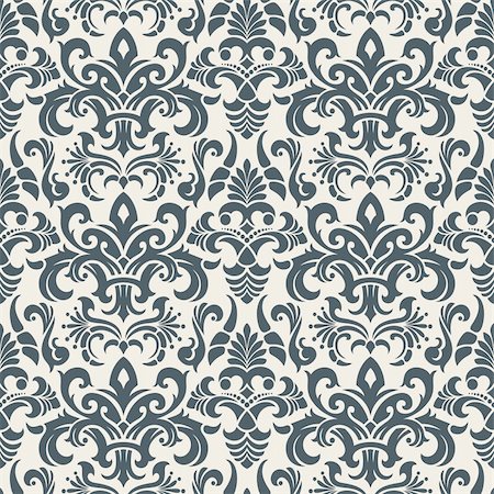simsearch:400-04692030,k - Seamless background from a floral ornament, Fashionable modern wallpaper or textile Photographie de stock - Aubaine LD & Abonnement, Code: 400-04654159