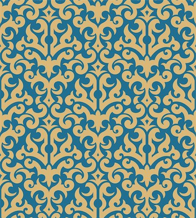 simsearch:400-08336277,k - Seamless background from a floral ornament, Fashionable modern wallpaper or textile Stock Photo - Budget Royalty-Free & Subscription, Code: 400-04654153