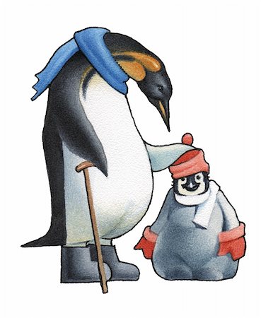 simsearch:400-07840277,k - Emperor penguin c the child a penguin Foto de stock - Super Valor sin royalties y Suscripción, Código: 400-04654558