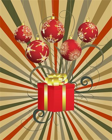 simsearch:400-07174470,k - Beautiful vector Christmas (New Year) background for design use Stock Photo - Budget Royalty-Free & Subscription, Code: 400-04654917