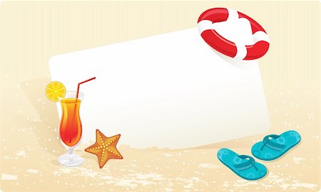 Summer banner, vector Stock Photo - Budget Royalty-Free & Subscription, Code: 400-04655815