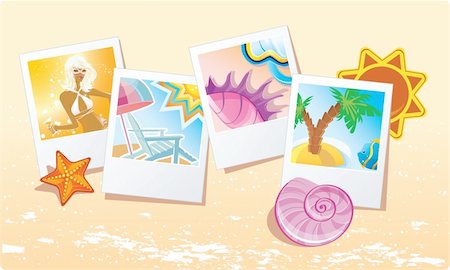 Summer background, vector Stock Photo - Budget Royalty-Free & Subscription, Code: 400-04655818