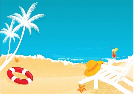 Summer banner, vector Stock Photo - Budget Royalty-Free & Subscription, Code: 400-04655827