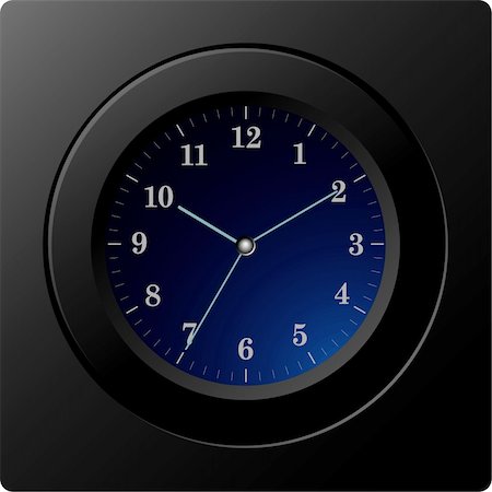 simsearch:400-04690033,k - blue clock Stock Photo - Budget Royalty-Free & Subscription, Code: 400-04655859