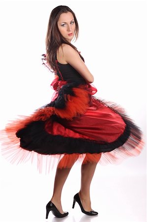 dreef (artist) - Beautiful girl dances flamenco - traditional spanish dance Stock Photo - Budget Royalty-Free & Subscription, Code: 400-04656516