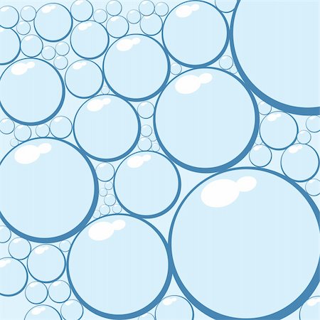 simsearch:400-06415772,k - blue bubbles vector illustration Photographie de stock - Aubaine LD & Abonnement, Code: 400-04657026