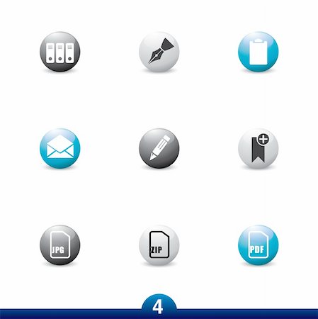 simsearch:400-04657894,k - Files and documents  icons from a series in my portfolio. Stock Photo - Budget Royalty-Free & Subscription, Code: 400-04657895