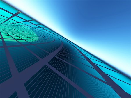 perspective grid horizon - An abstract green blue progressive grid business background Stock Photo - Budget Royalty-Free & Subscription, Code: 400-04658051