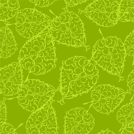 simsearch:400-04839001,k - Seamless leaf background Stock Photo - Budget Royalty-Free & Subscription, Code: 400-04658196