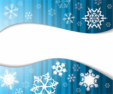 simsearch:400-04363033,k - Christmas background in blue color with white snowflakes Photographie de stock - Aubaine LD & Abonnement, Code: 400-04658442