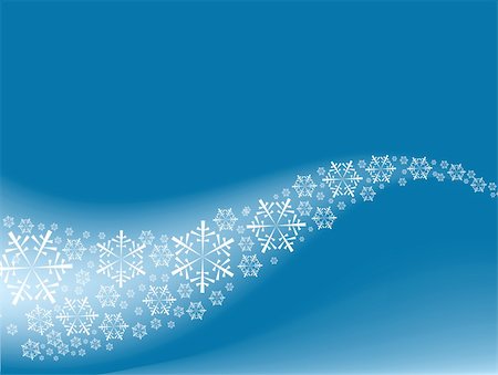 simsearch:400-04761157,k - Vector Christmas background with white snowflakes and place for your text Stock Photo - Budget Royalty-Free & Subscription, Code: 400-04658501