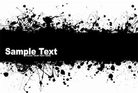 simsearch:400-04387465,k - Black ink splat background with room to add your own text Photographie de stock - Aubaine LD & Abonnement, Code: 400-04658803