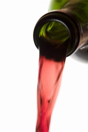 rose wine white background - red wine being poured out Stock Photo - Budget Royalty-Free & Subscription, Code: 400-04659081
