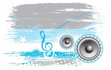 simsearch:400-04659104,k - grunge music notes background with halftone background ,vector illustration Photographie de stock - Aubaine LD & Abonnement, Code: 400-04659103