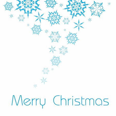 simsearch:400-04363033,k - Vector Christmas background with blue snowflakes and place for your text Photographie de stock - Aubaine LD & Abonnement, Code: 400-04659789