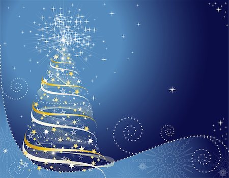 simsearch:400-04460641,k - Illustration of Christmas tree Foto de stock - Super Valor sin royalties y Suscripción, Código: 400-04650419