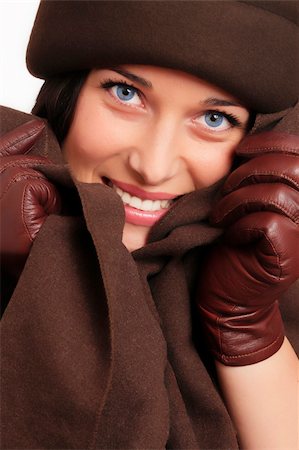 Beautiful woman with winter fashion Stock Photo - Budget Royalty-Free & Subscription, Code: 400-04651536