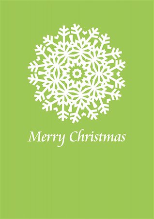 christmas card design with snowflake, vector Stock Photo - Budget Royalty-Free & Subscription, Code: 400-04651643