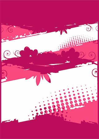 flower border design of rose - Abstract grunge background. Place for your text. Stock Photo - Budget Royalty-Free & Subscription, Code: 400-04652366