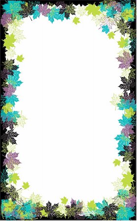simsearch:400-05254593,k - Autumn frame: maple leaf. Place for your text here. Stock Photo - Budget Royalty-Free & Subscription, Code: 400-04652362