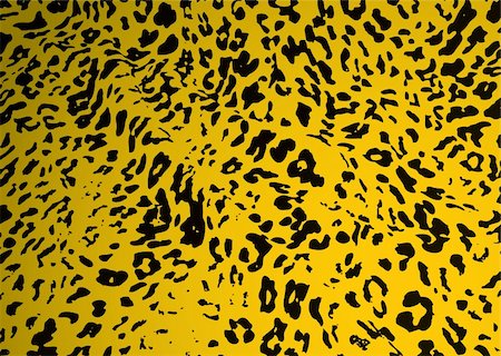 Animal skin camouflage from the cat family in yellow and black Stock Photo - Budget Royalty-Free & Subscription, Code: 400-04652895
